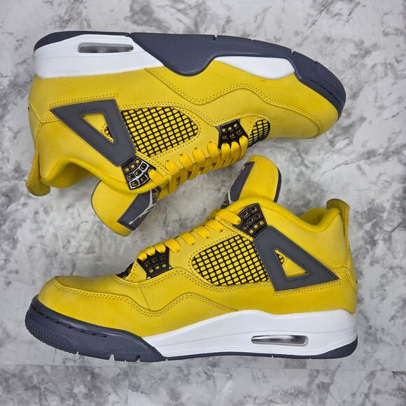 Nike Air Jordan 4 Retro Lightning 2021 Men's 10.5 CT8527-700 SUPER Clean - Picture 3 of 11